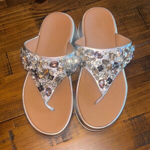 NWOB Fitflop Sequin Sandals